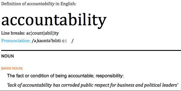 "accountability"