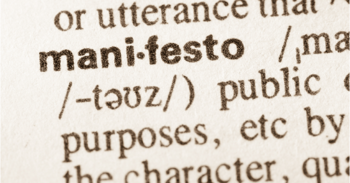 Picture of a Manifesto