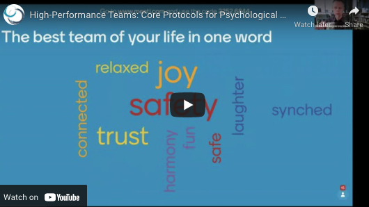 "high performance teams characteristics"