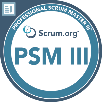 PSM III Certification Badge