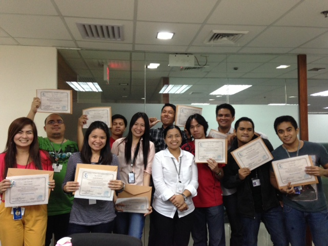 L-R: Sarah, Mark, Suzette, Larry, Jane, Karl, Rickson, Jason, Merck, Tristan (July 2013)