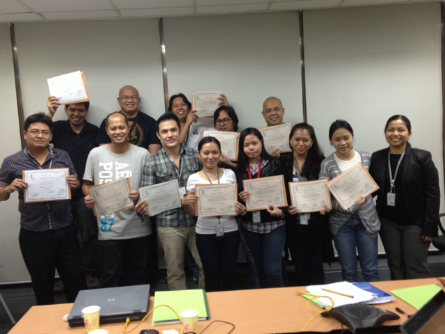 L-R: Henard, Napoleon, Lorence, Jovanie, Eric, Jasper, Edwin, Santiago, Cindy, Kristine, Katherine, Raquel, myself (August 2013)