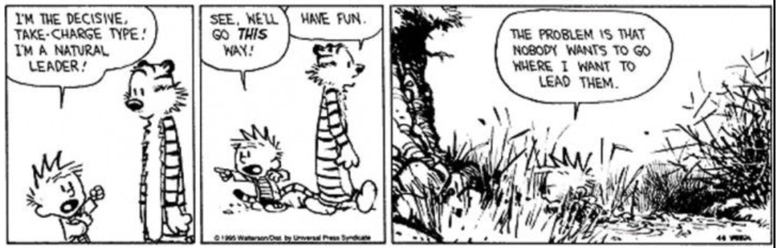 Calvin Hobbes Leadership