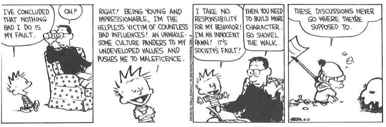 Calvin Personal Responsibility