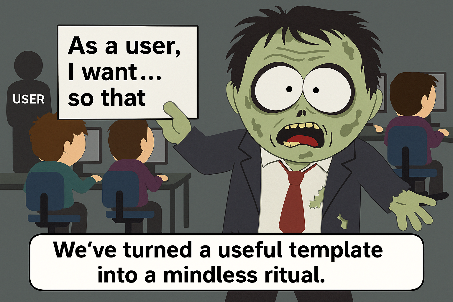 We've Turned a useful template into a mindless ritual