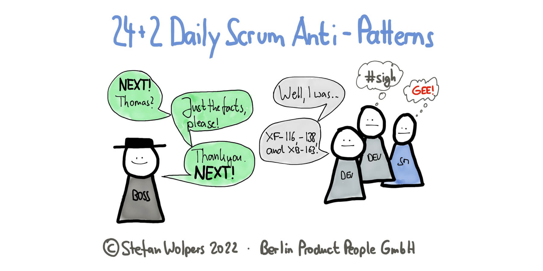 24+2 Daily Scrum Anti-Patterns