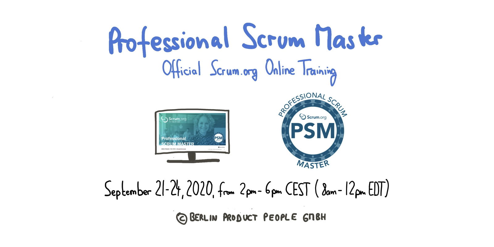 Professional Scrum Master Online Training PSM I — Berlin Product People GmbH