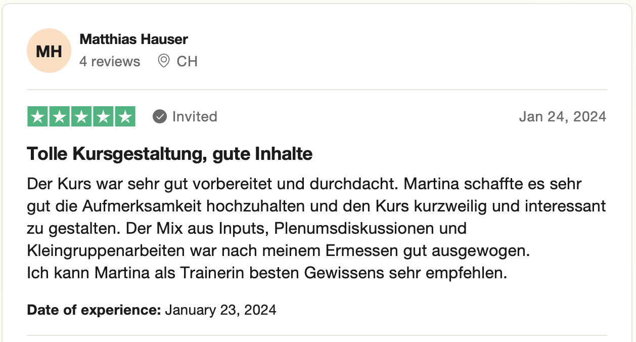 Kundenfeedback