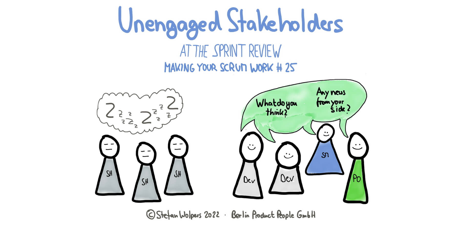 Unbeteiligte Stakeholder im Sprint Review — Making Your Scrum Work #25