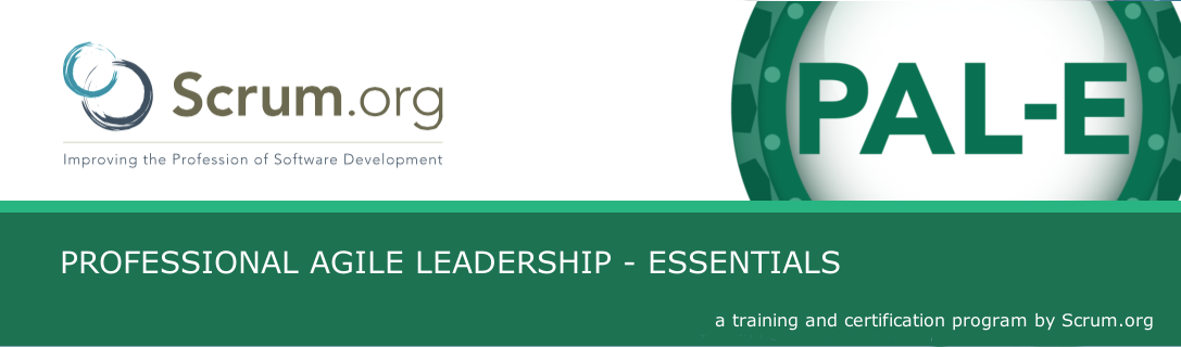 Scrum.org Professional Agile Leadership - Essentials course