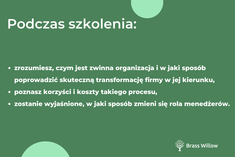 Podczas szkolenia