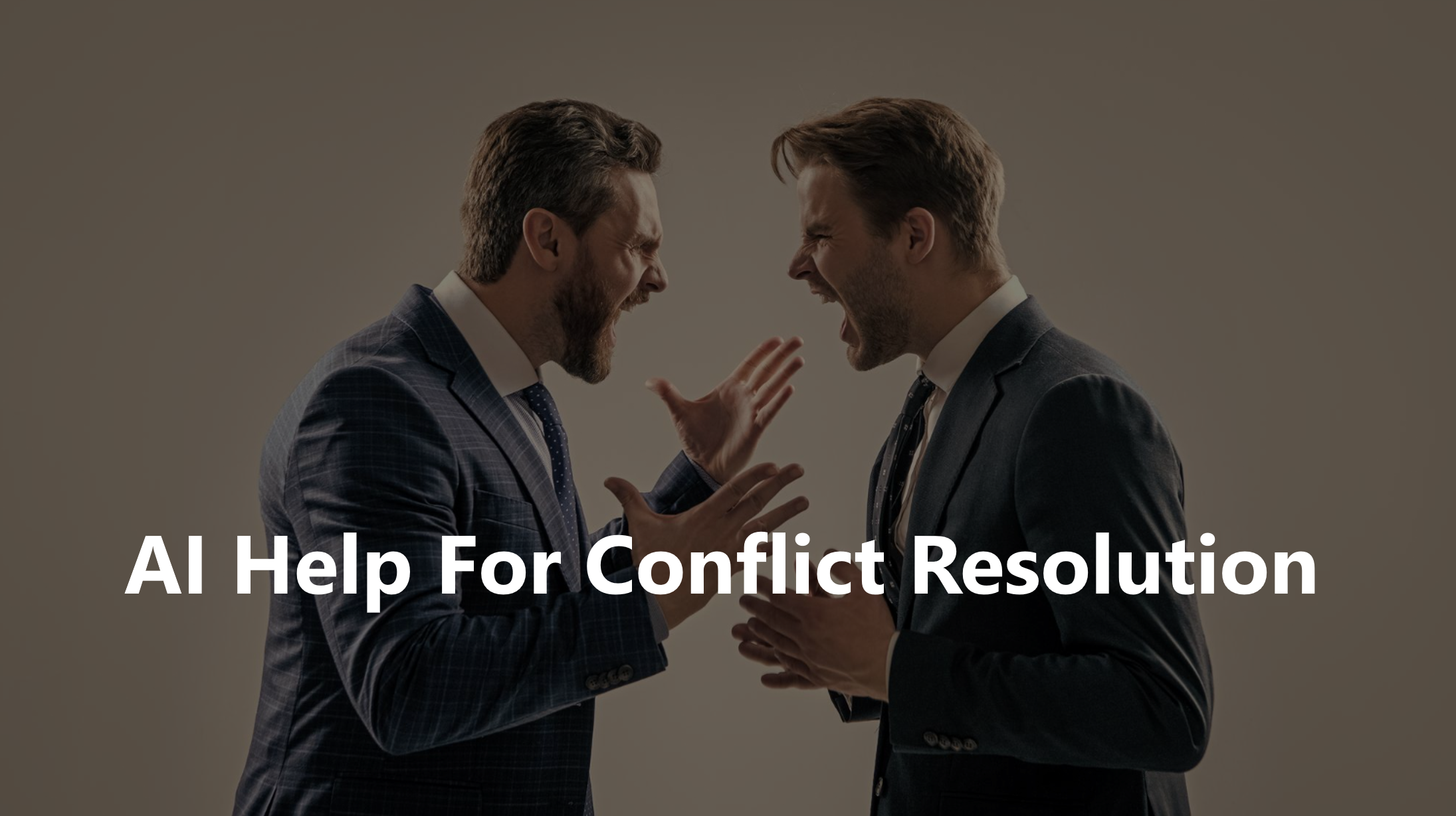 AI Help for Conflict Resolution