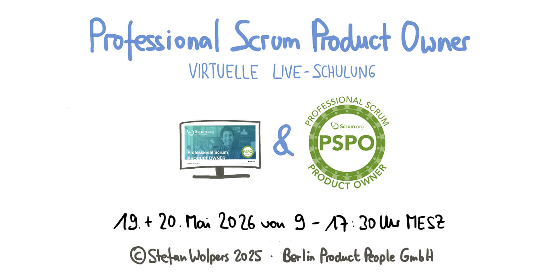 Professional Scrum Product Owner Schulung Mai 2026