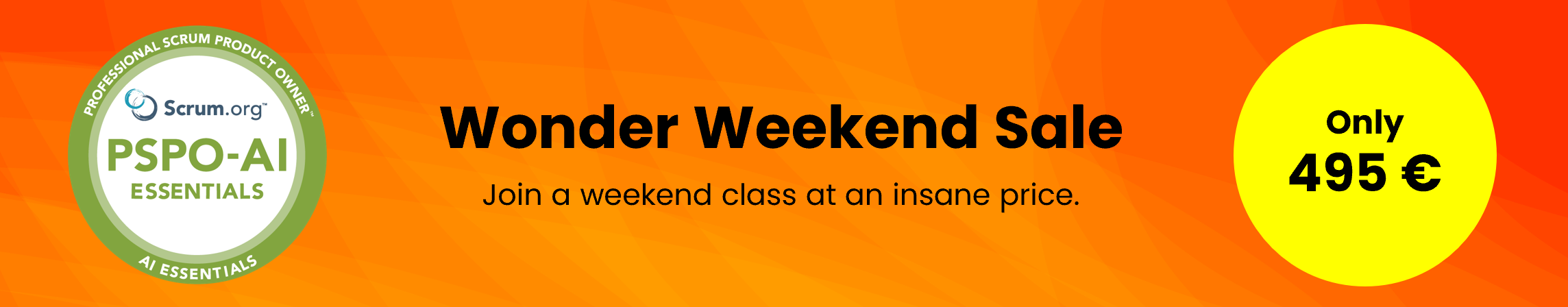 PSPO-AIE Wonder Weekend