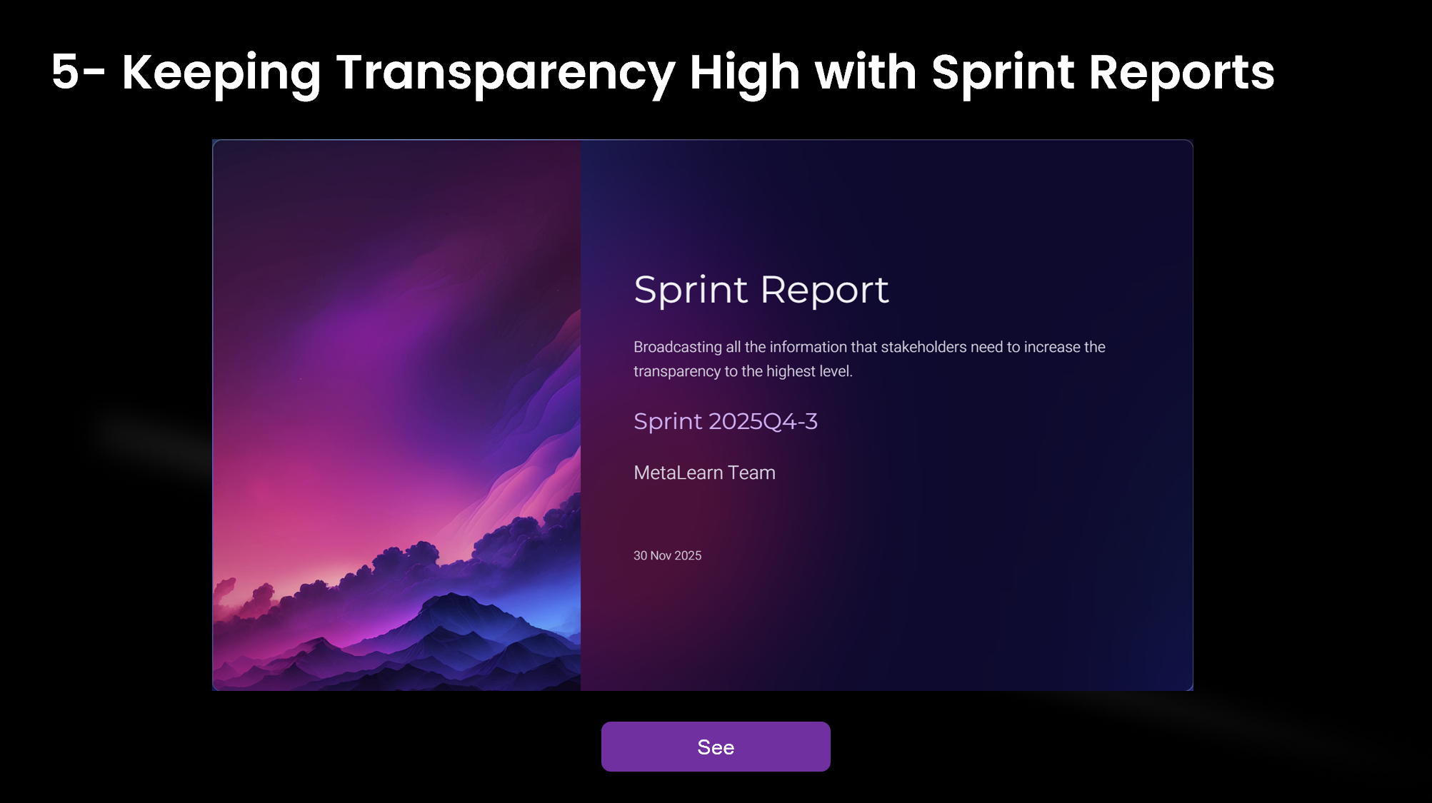 Sprint Report