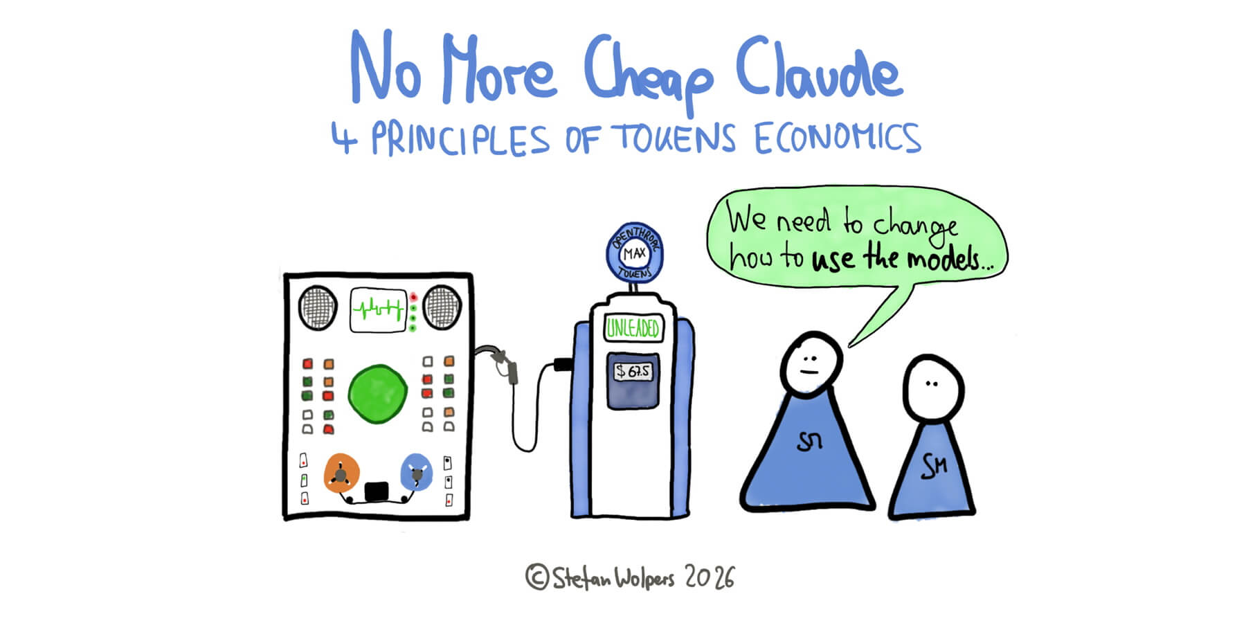 No More Cheap Claude: Four First Principles of Token Economics in 2026, Separating Professionals from Amateurs - by PST Stefan Wolpers of Berlin-Product-People.com.