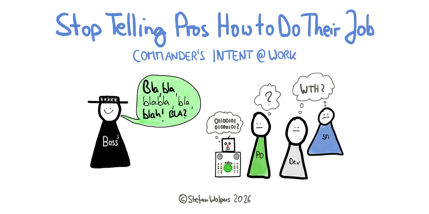 Stop Telling Professionals How to Do Their Job: The  Commander’s Intent at Work — by PST Stefan Wolpers