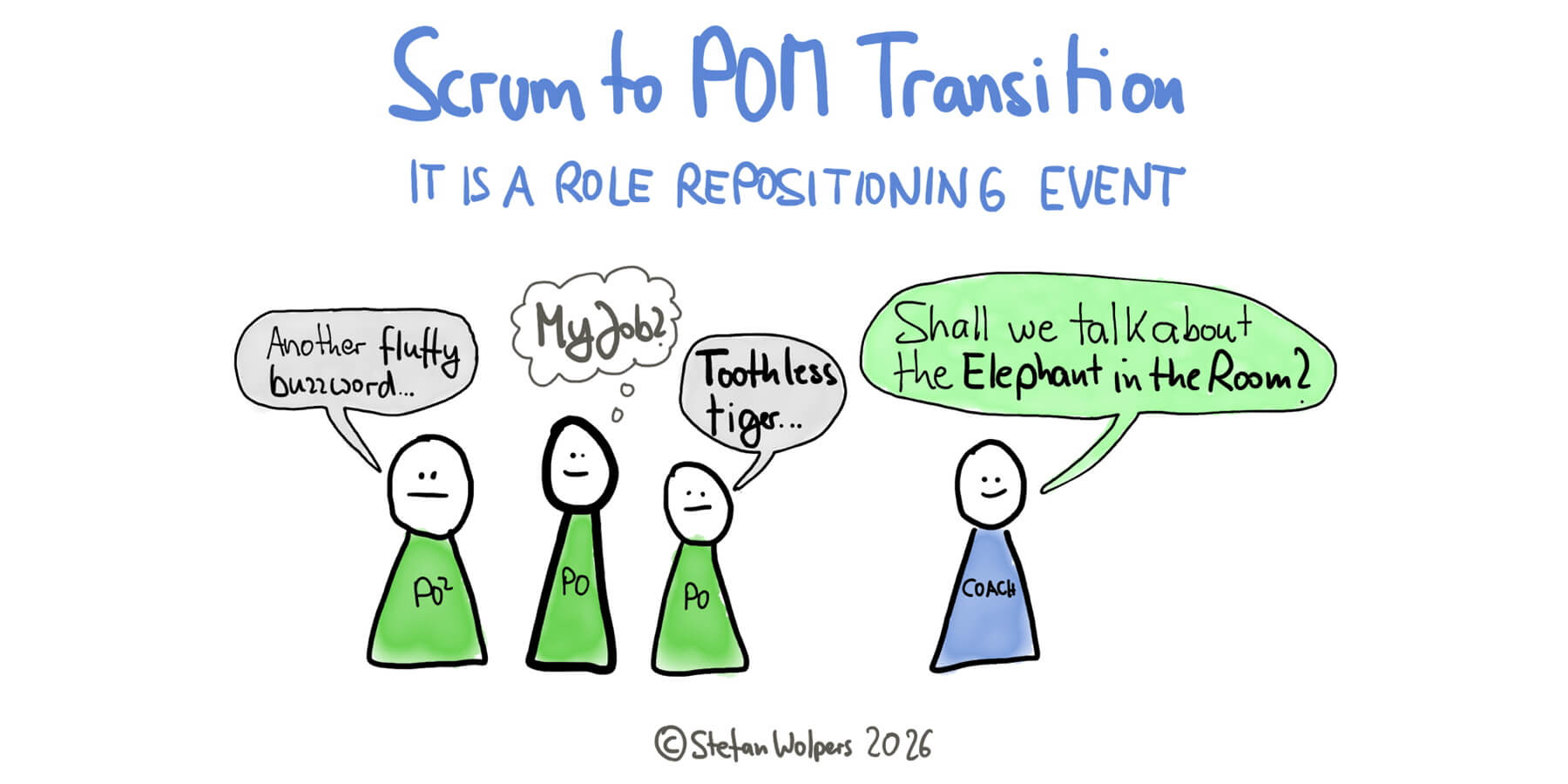 The Scrum-to-POM Transition Is a Role Repositioning Event; It Is Not About Frameworks — by PST Stefan Wolpers