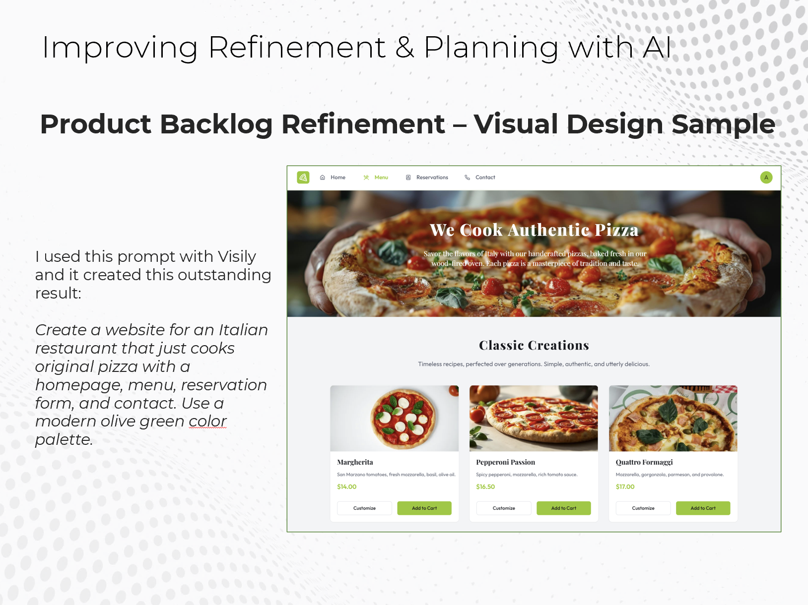 Refinement Example AI Transformation for Scrum Teams (Step 4) | Scrum.org