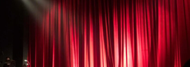 red theater curtain