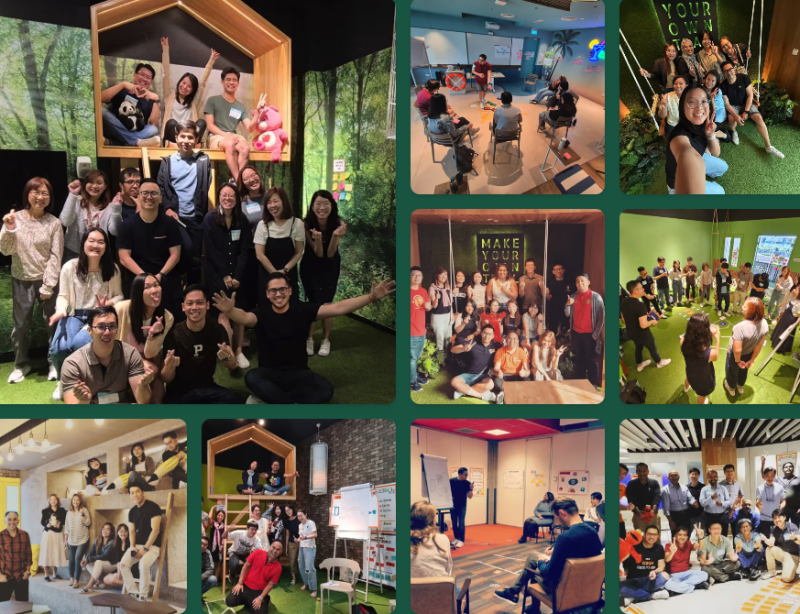 Glimpse of the training