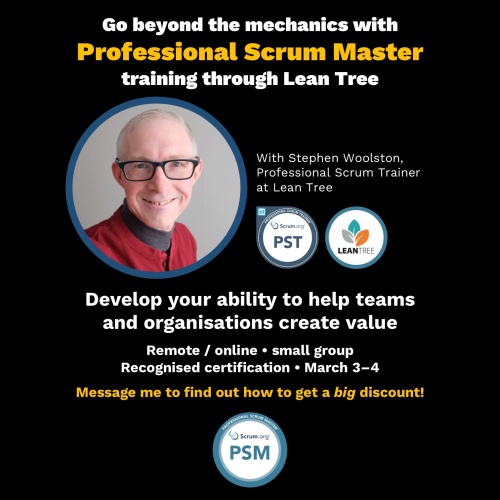 Go beyond the mechanics with Professional Scrum Master training