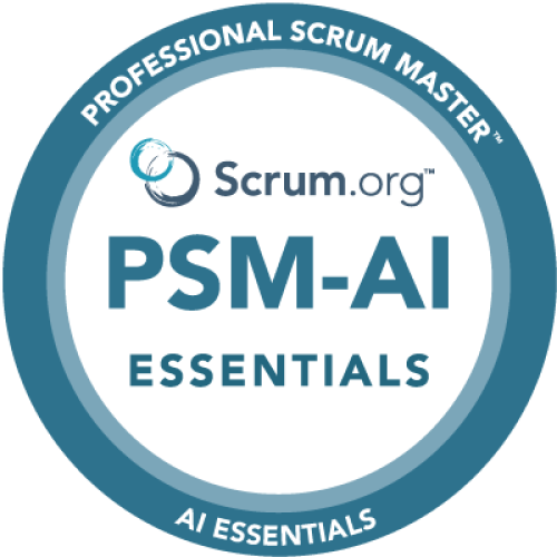 Professional Scrum Master AI Essentials Course Logo