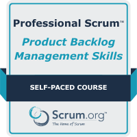 Professional Scrum Product Backlog Management Skills Course logo