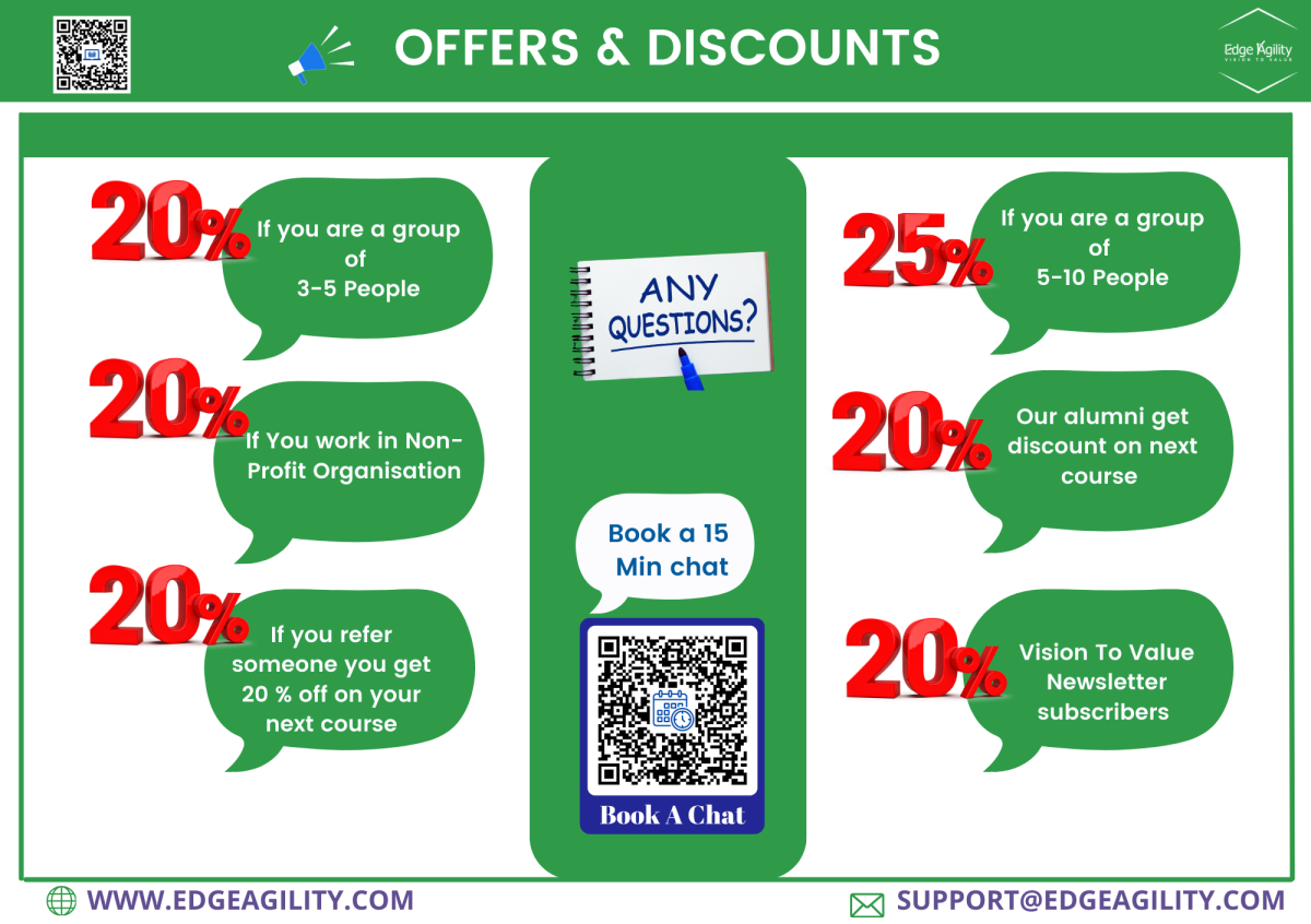 Offers and Discount Edge Agility