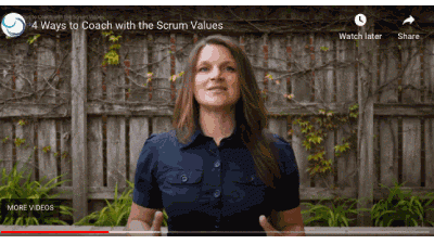 4 ways to Coach the Scrum Values video