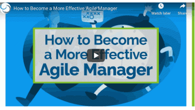 How to become an effective agile manager video